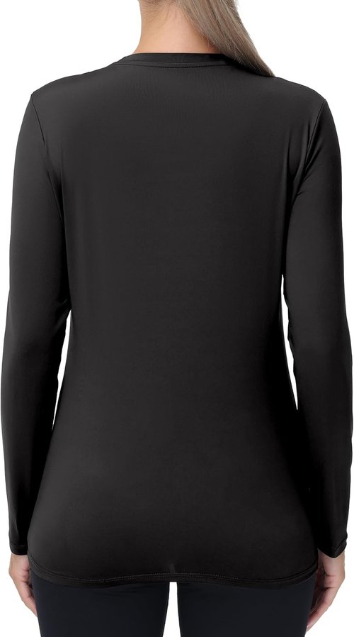 Isnowood Women's Long Sleeve Sun Protection Shirts - UPF 50+ UV Rash Guard Athletic Tops | Ideal for Hiking & Running
