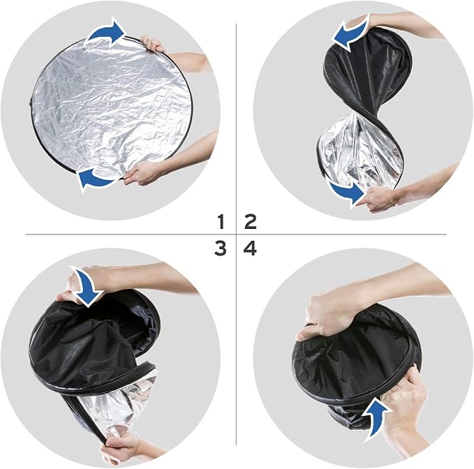 Etekcity 24" 5-in-1 Photography Reflector, Collapsible