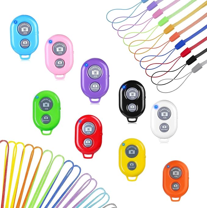 Cellphone Remote Shutter for Smartphones and Tablets, AOQIYUE Wireless Camera