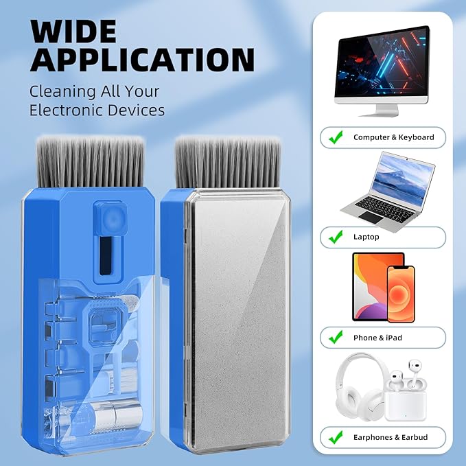 Ordilend Keyboard Cleaning Kit Laptop Cleaner, All-in-One Computer Camera