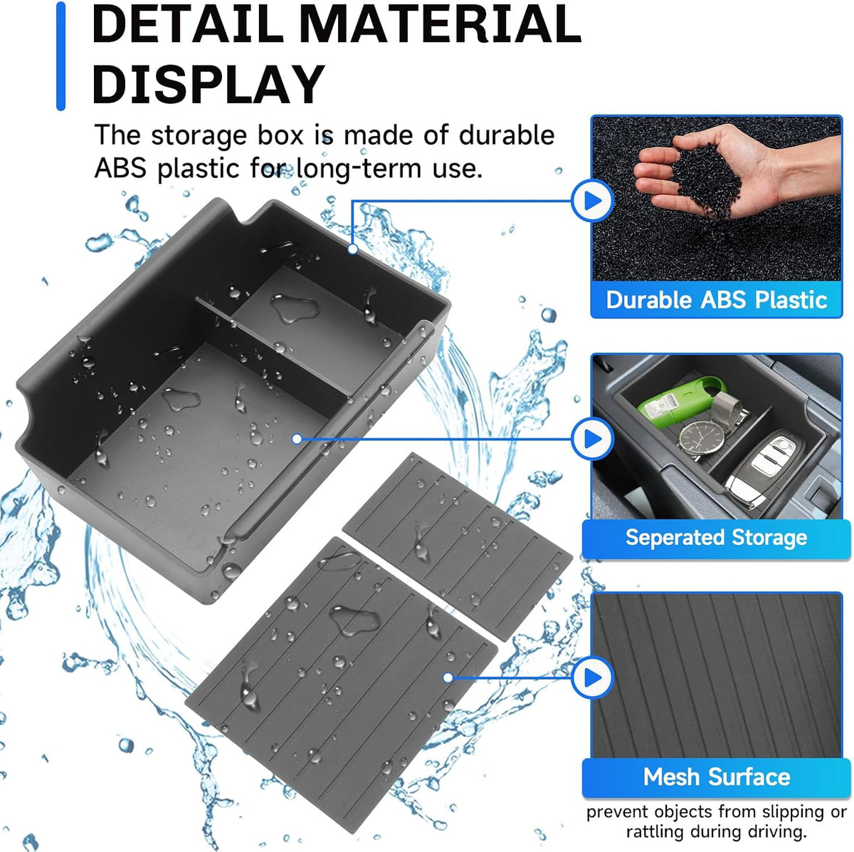SXCY for 2025 2026 Nissan Kicks Center Console Organizer