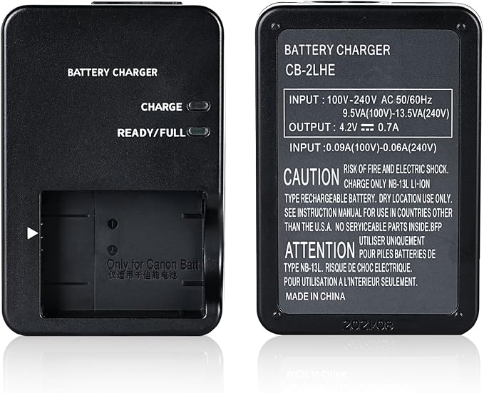 CB-2LH CB-2LHT NB-13L Battery Charger Compatible