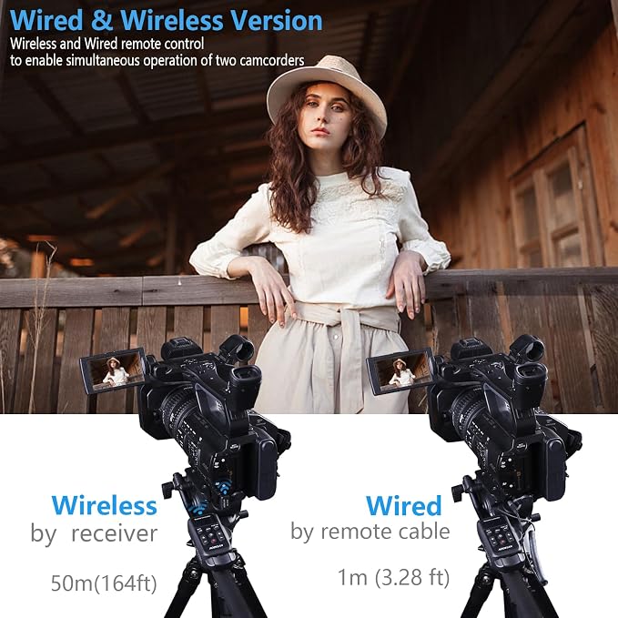 Upgraded Wireless Camcorder Remote Control Zoom Controller