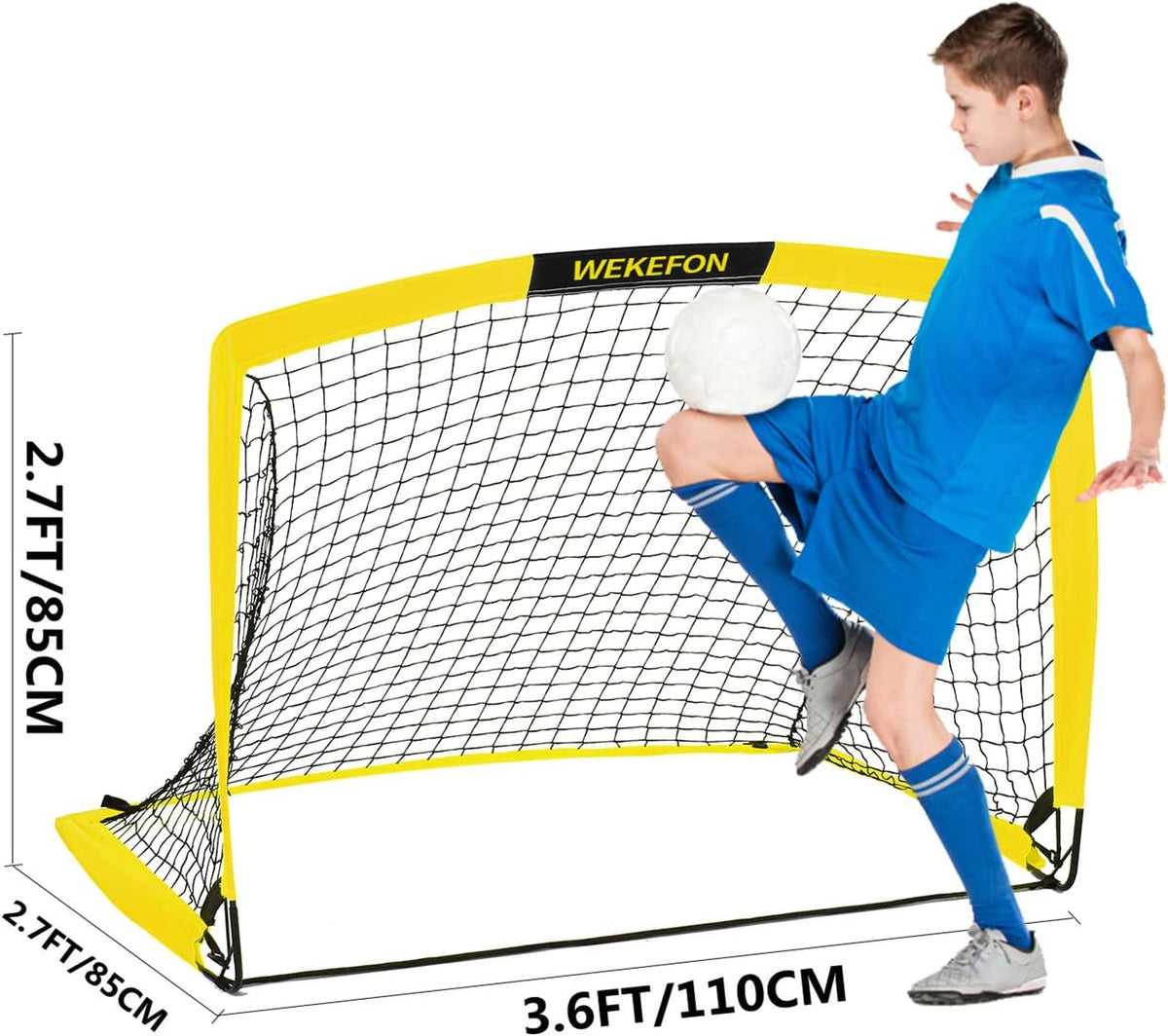 Soccer Goal by [Brand Name] - Portable Pop Up Design with Carry Bag | 5x3.1ft for Kids & Adults