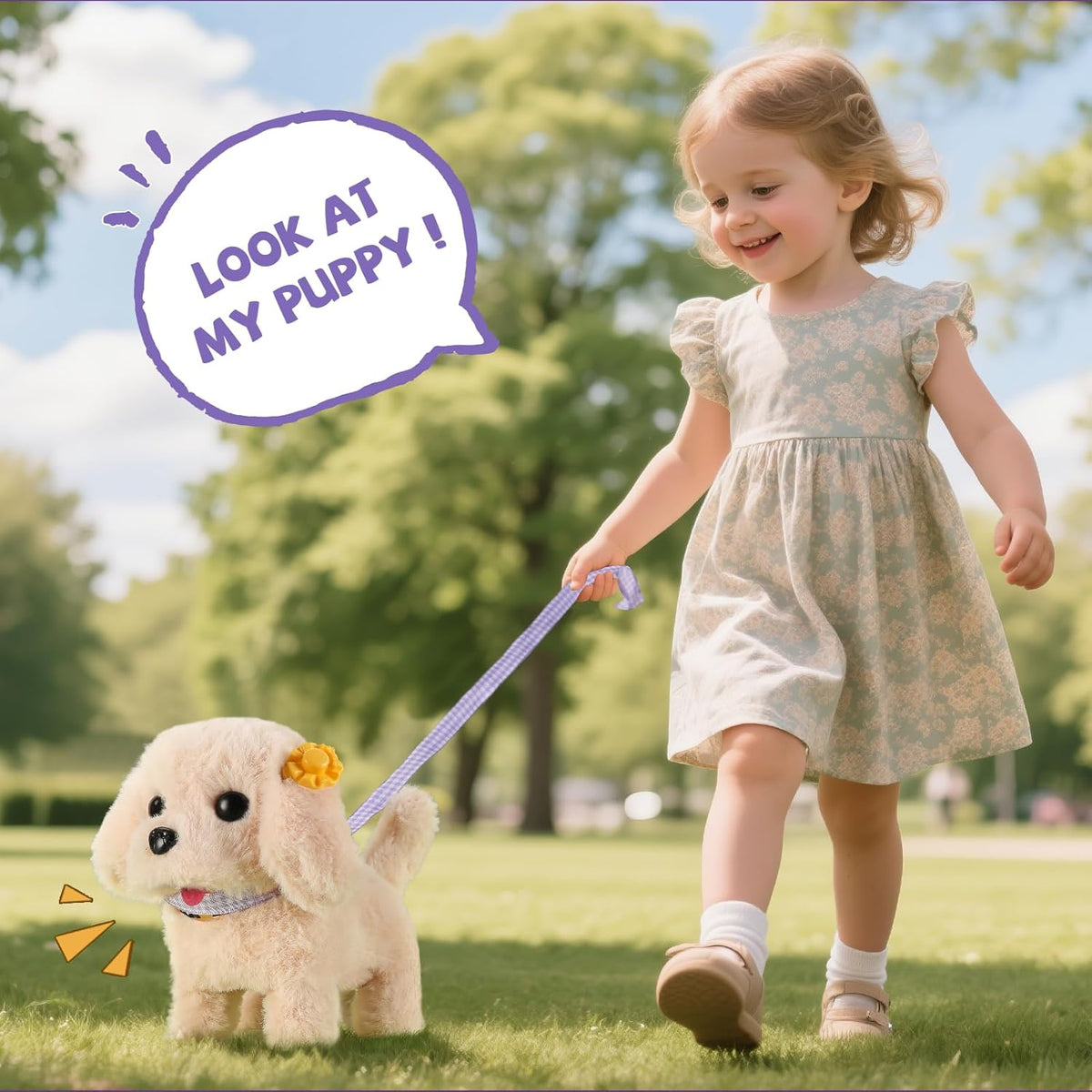 Vanvimen Robot Dog Toys - 16 Realistic Puppy Playsets for Kids Ages 3-8 | Perfect Birthday Gift