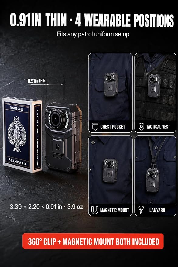 SPIKECAM S3 4K Body Camera