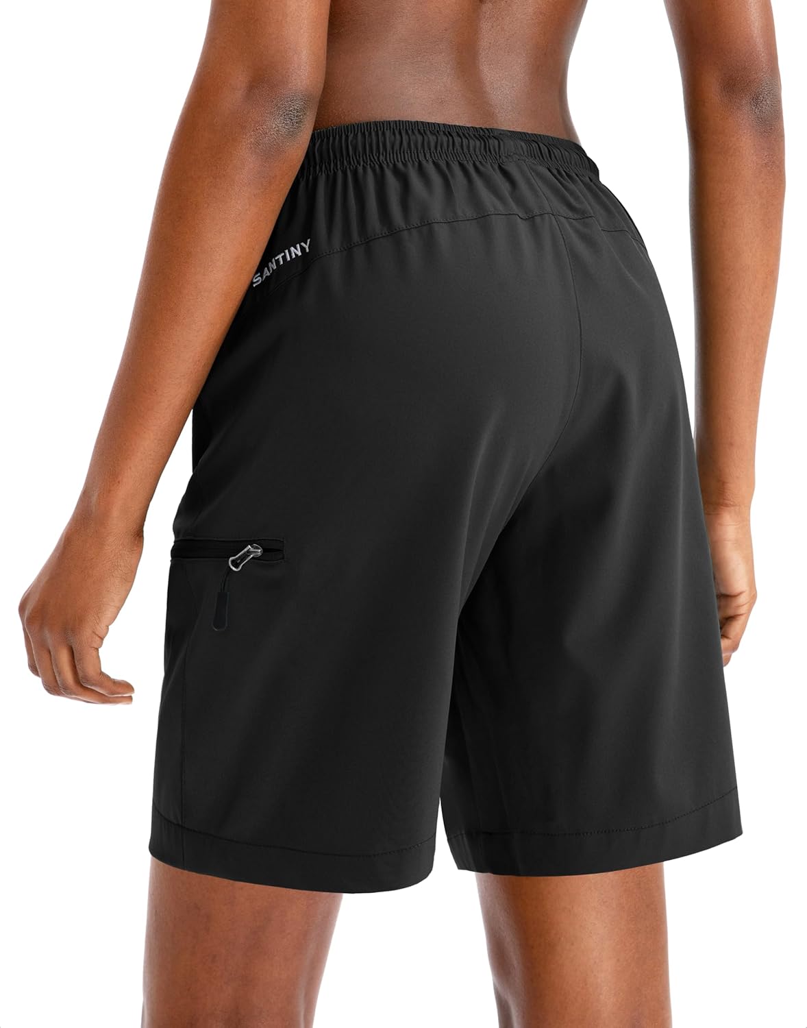 SANTINY Women's Hiking Cargo Shorts - Quick Dry & Lightweight | 5''/7''/9'' Sizes, Zipper Pockets