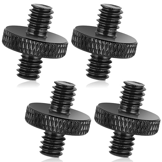 1/4" Male to 1/4" Male Tripod Screw, Double Head Converter Precision Made