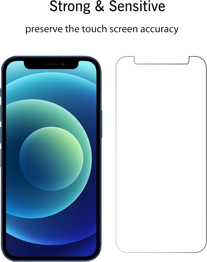 Ailun Screen Protector for iPhone 12 mini 2020 3Pack Tempered Glass