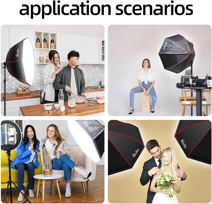 Softbox Lighting Kit, Photo Studio Soft Box Lights