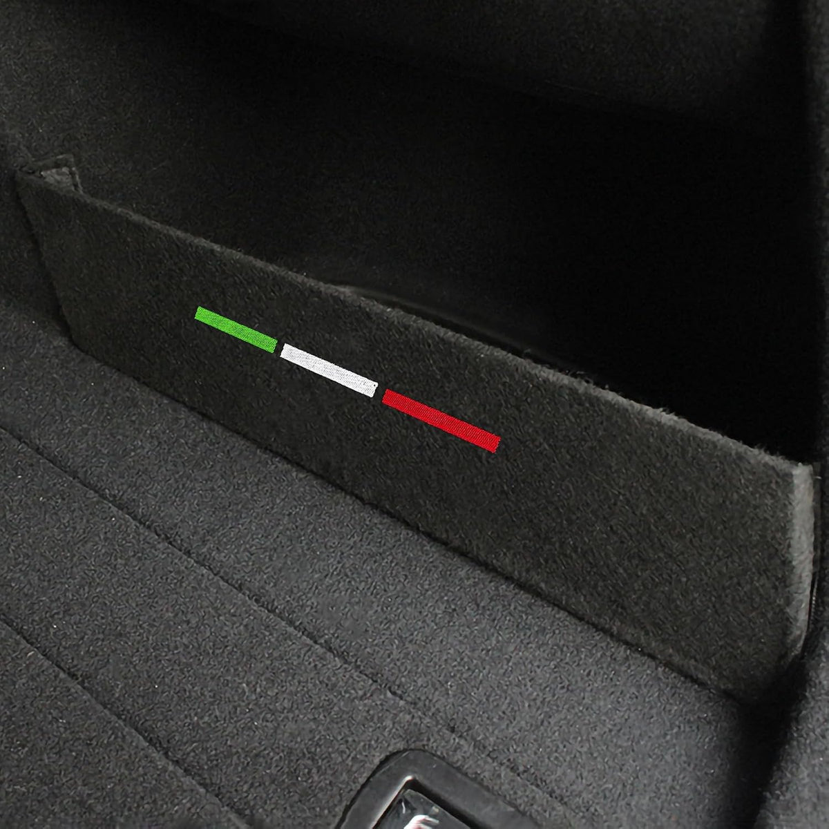 Car Rear Trunk Organizer Side Divider Board Sticker fits for Alfa Romeo Stelvio 2017 2018 2019 2020 2021 2022 2023 2024 2025 2026 Interior Accessories - for Stelvio ONLY