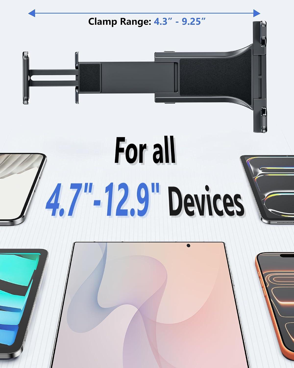 Z Fold 8 7 Car Mount Holder, Car Vent Phone Mount for Z Fold Tablet iPhone