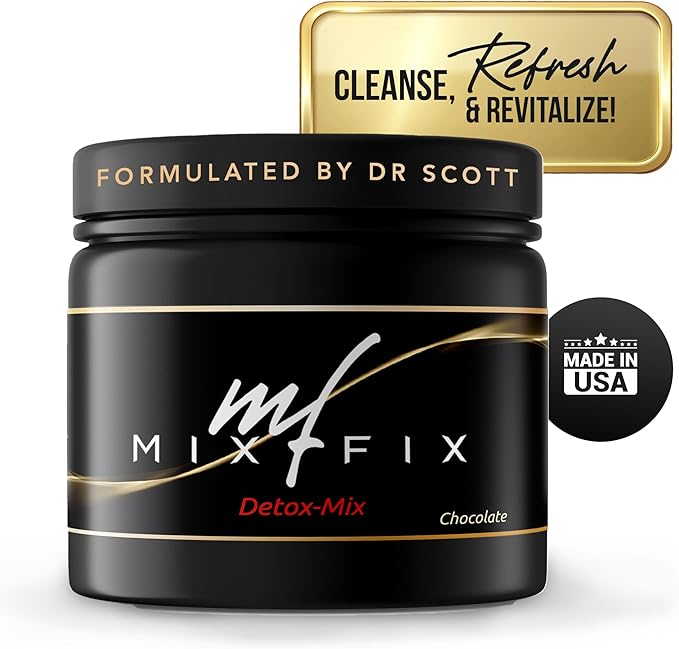 Full Spectrum Detox Powder - Natural Daily Cleanse for Digestive Health & Vitality - Plant Based Vegan Liver Cleanse Powder - Gently Supports Body Detoxification | Chocolate (30 Servings)