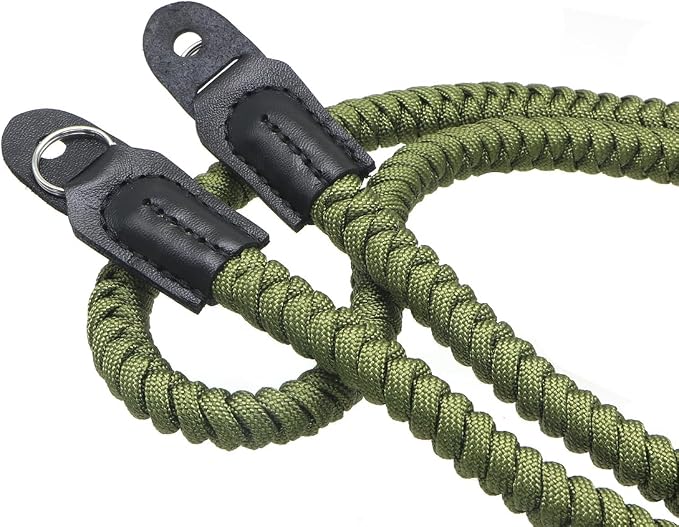Paracord Woven Camera Neck Shoulder Strap Belt Hand Compatible
