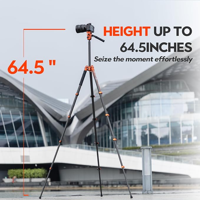 Fotopro X-Airfly Video 64.5 Inch Lightweight Travel Camera Tripod