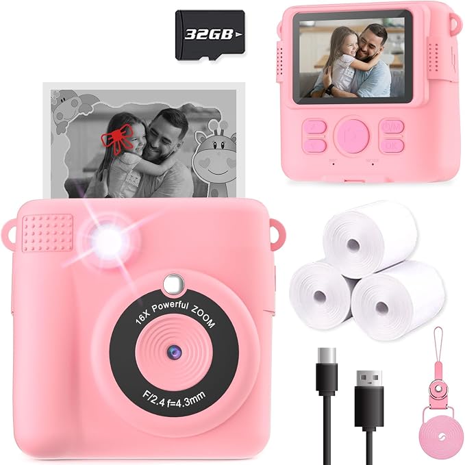 ESOXOFFORE Instant Print Camera