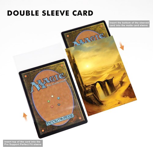 Katomula 100 MTG Card Sleeves - Textured Back Art Design for Standard Size Cards | 100 Inner Sleeves