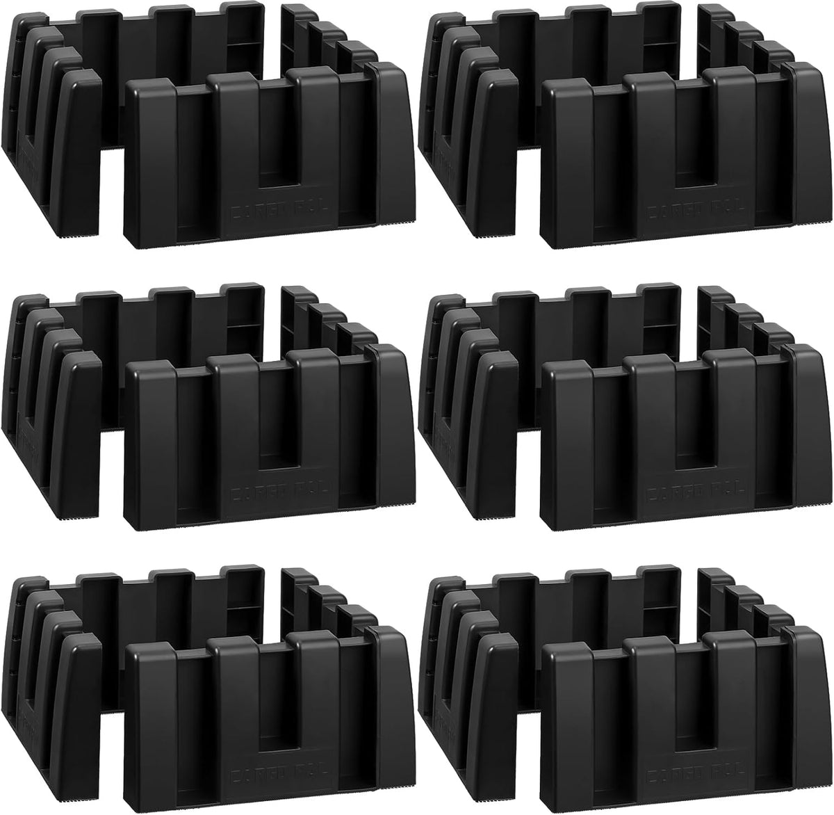 4 Pack Car Trunk Organizer Blocks for Back of SUV Multipurpose Car Storage Organizer Blocks Trunk Divider Available to Wool Carpet for Truck SUV Van Cargo