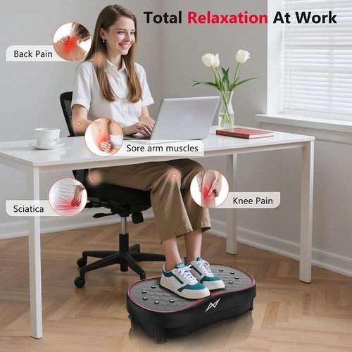 AXV Vibration Plate - Full Body Shaker Exercise Machine for Weight Loss | Fitness Platform for Home Use