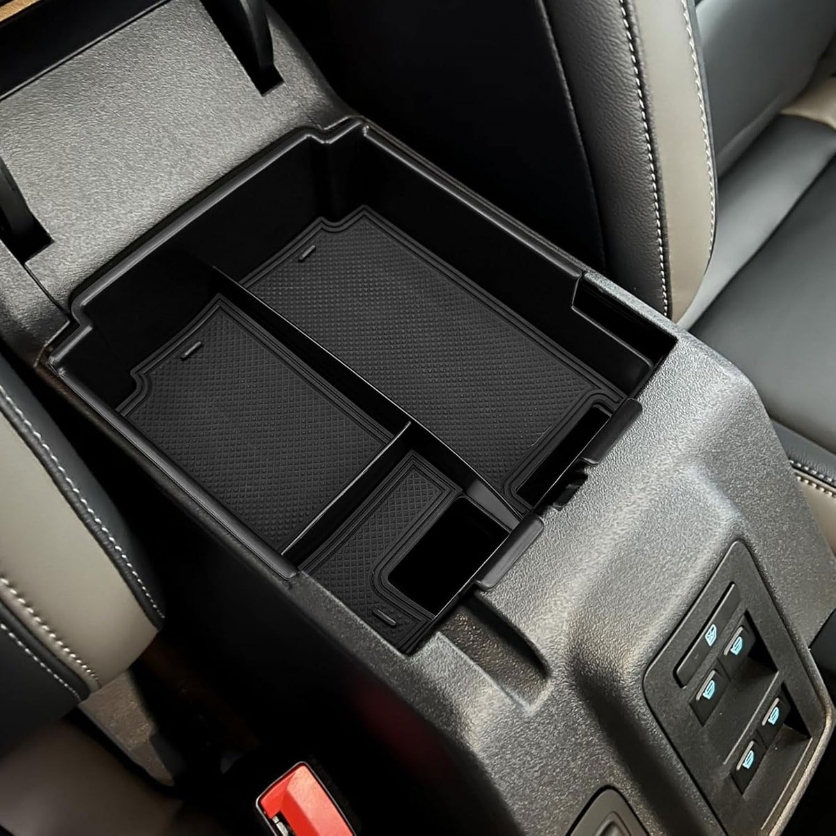 Zxiaochun Center Console Tray for 2025 2026 Ford Bronco 4-Door Accessories