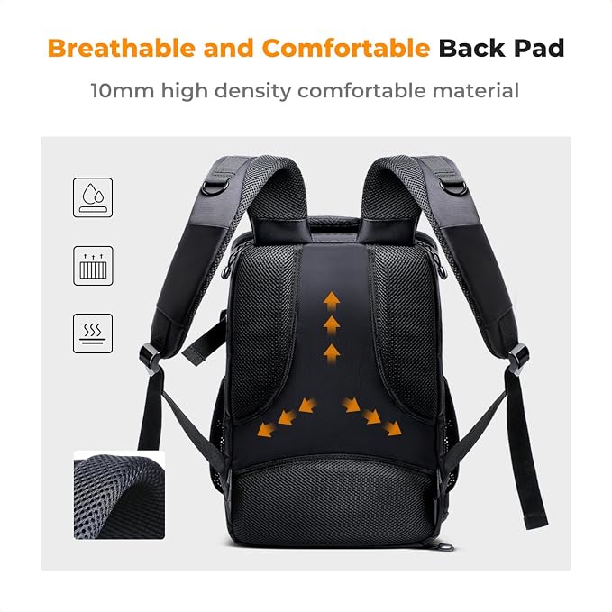 K&F CONCEPT Camera Backpack, 25L Large Capacity Camera Bag