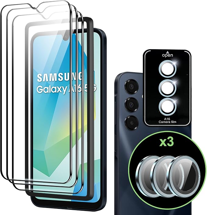 for Samsumg Galaxy A16 5G/4G Screen Protector Ultra HD Tempered Glass flim