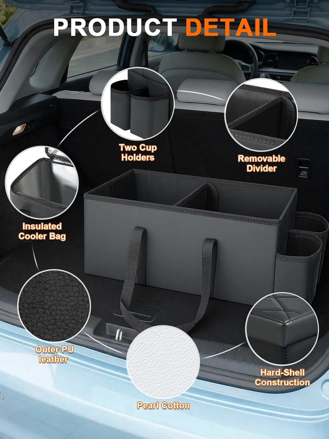 Car Seat Organizer Compatible with Kia Telluride & Subaru Ascent 2019-2026
