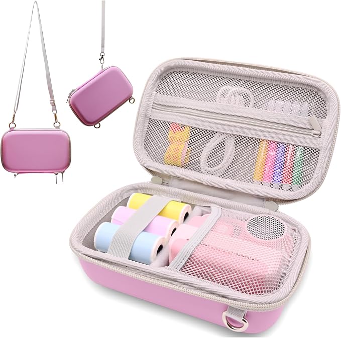 Instant Print Film Camera Case for Kid Cameras & Digital Video Camera, Hard