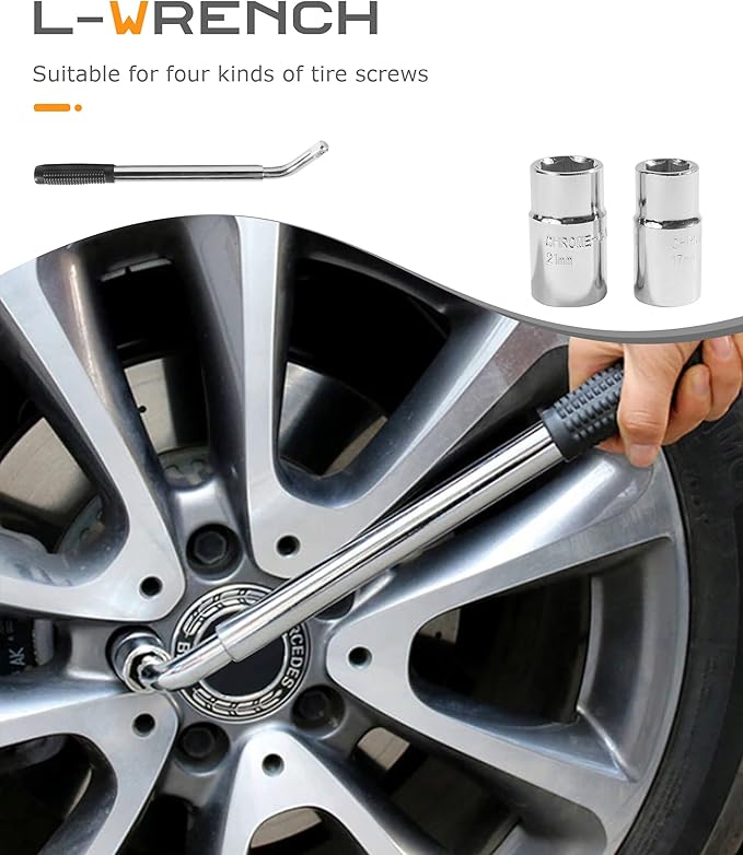 SCUARI Car Jack,Car Jack and Stand Kit,2 Ton Scissor Jacks,Cars Accessories Auto Emergency Kit with Lug Wrench,Jacks for Cars,Lug Wrench Tire Changing Kit,Portable Tire Changing Kits for SUV