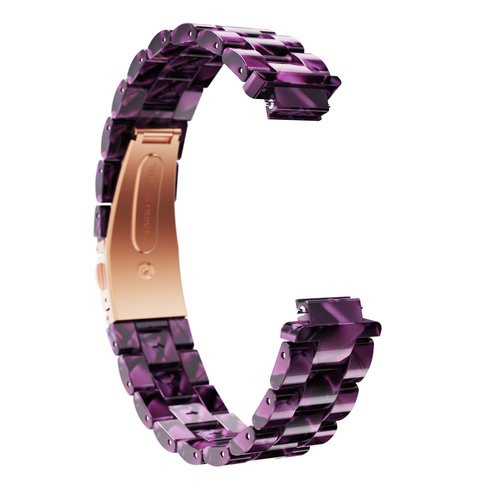 BaiHui Compatible with Fitbit Inspire 2 Band/Inspire/Inspire HR Bands Women Girls, Slim Resin Watch Band Replacement Adjustable Wristband for Fitbit Inspire 2, Purple