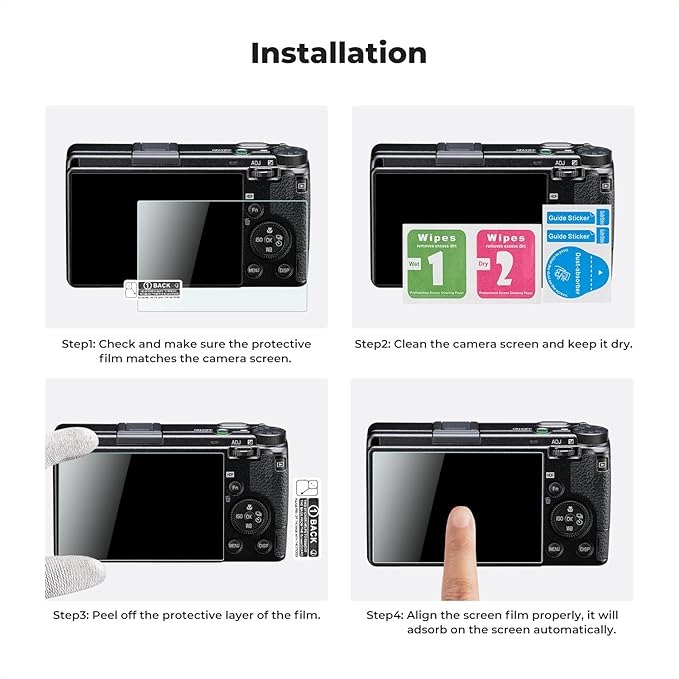 K&F CONCEPT 3pcs Screen Protector Compatible