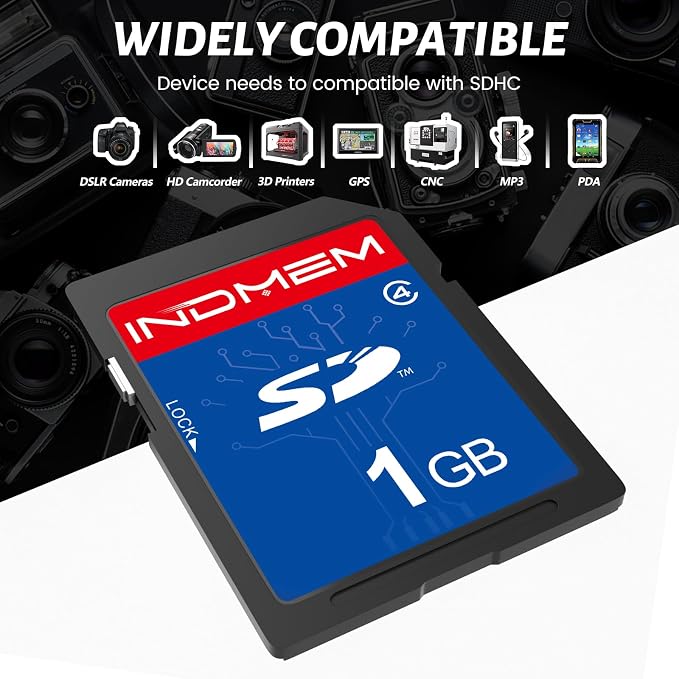 SD Card 1GB Class 4 Flash Memory Cards MLC Stanard Secure Digital Cards Camera
