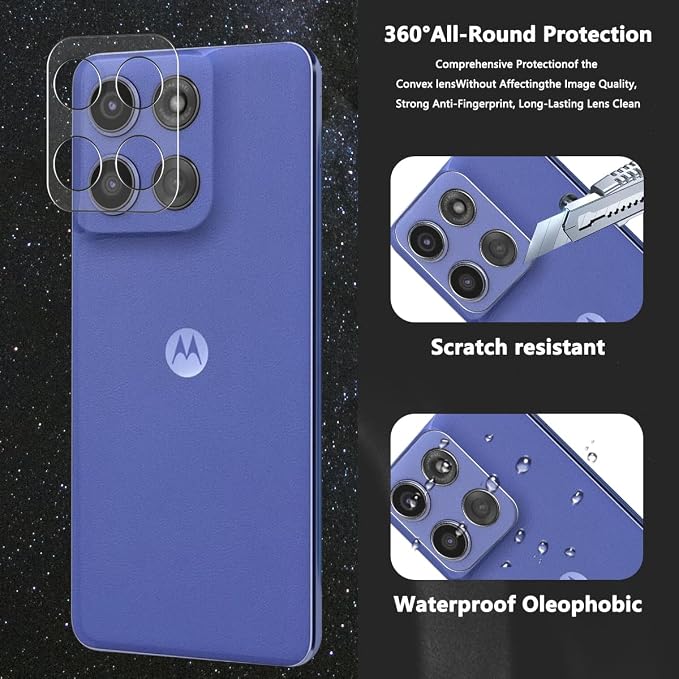 3+2 Pack Tempered Glass for Motorola Moto G Stylus 2025 Screen Protector