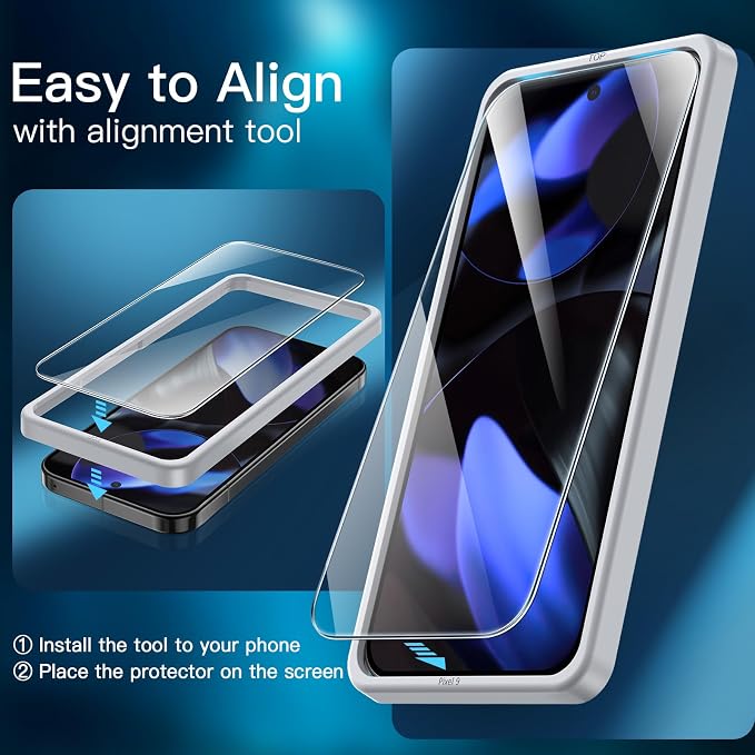 JETech Screen Protector for Google Pixel 9