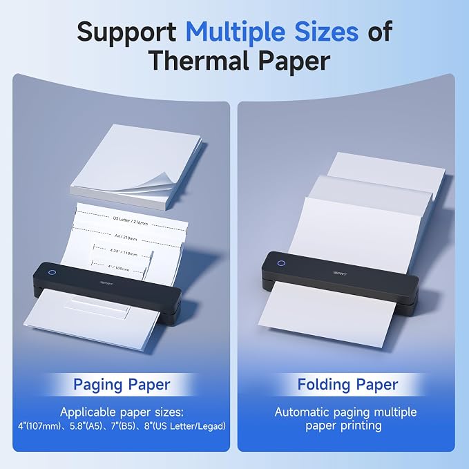 iDPRT Portable Thermal Printer, MT610 Pro Wireless