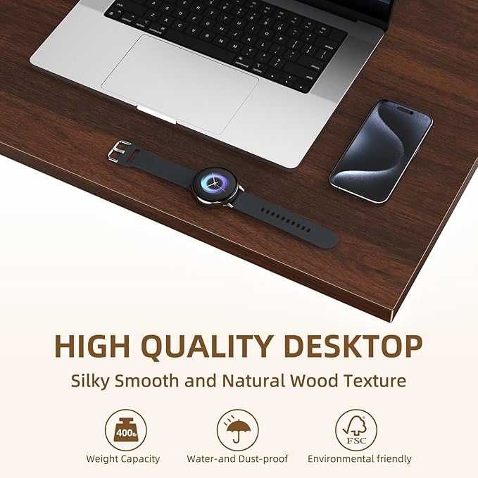 Universal Solid One-Piece Wood Table Top, 60"x24"x1" Workbench Top - Rectangular Particle Board for Standing Desk, Home Office Desk Countertop DlY, Washer Dryer, Coffee, Bar Tabletop