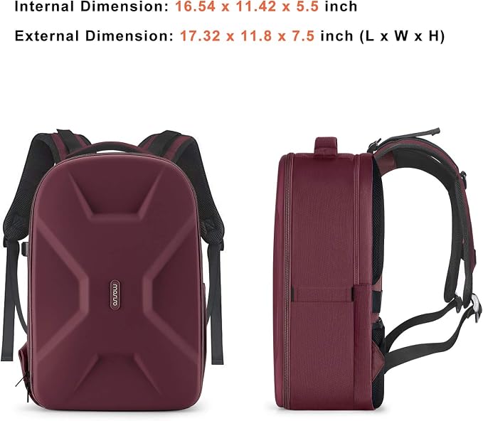 MOSISO Camera Backpack, DSLR/SLR/Mirrorless Photography Camera Bag 15-16 inch