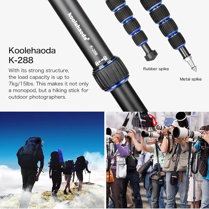 Koolehaoda Camera Aluminum Monopod