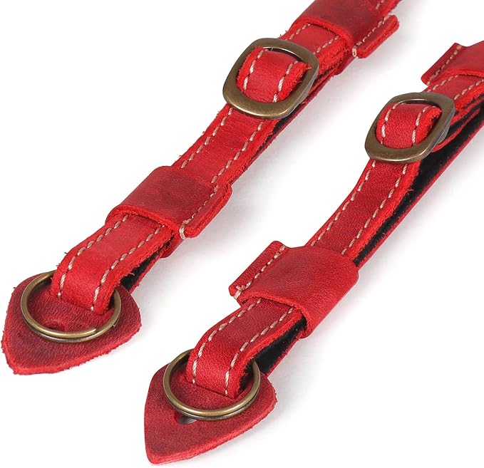 MegaGear SLR, DSLR Sierra Series Genuine Leather Camera Shoulder or Neck Strap