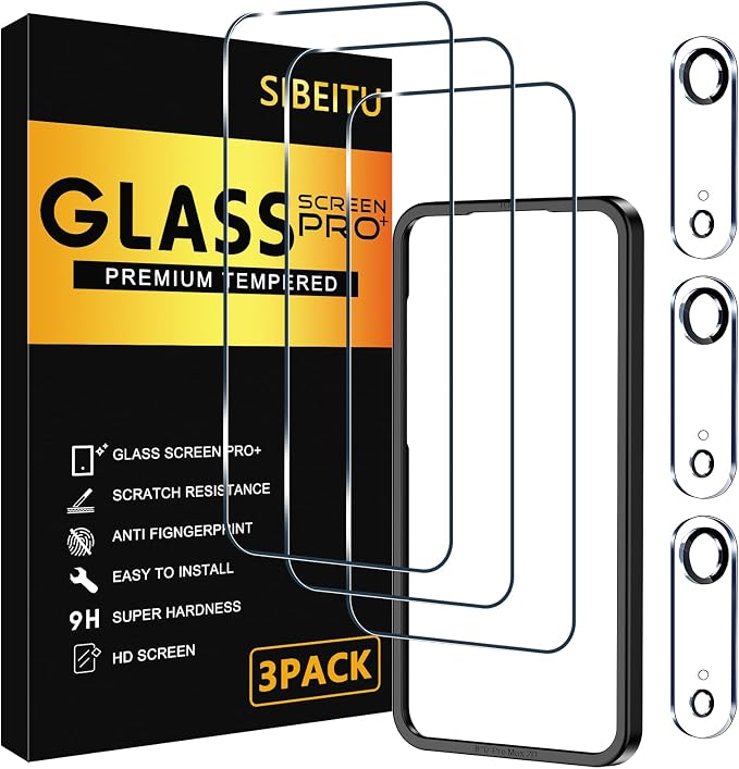 SIBEITU 3 Pack Screen Protector