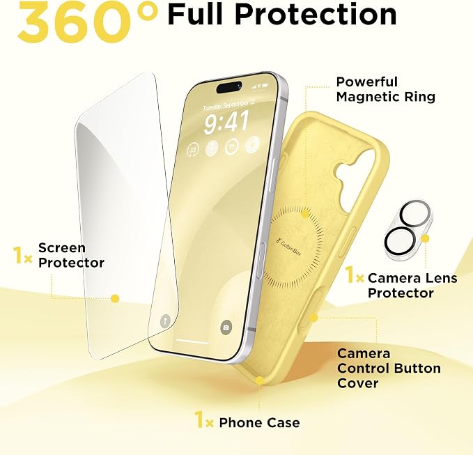 GolbinBox Magnetic for iPhone 17 Case, Compatible