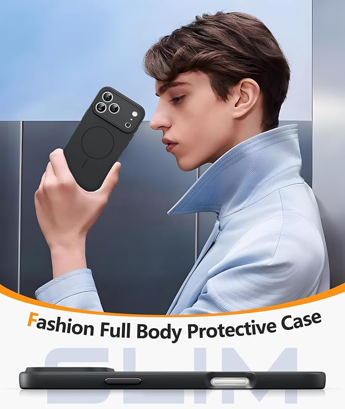 FNTCASE for iPhone 17 Pro Case: Integrated Silicone Phone Cases