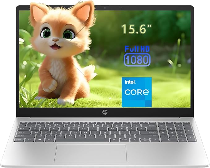 HP Pavilion 15.6" Laptop, 2026 Edition, 8GB RAM 256GB SSD | Intel Processor, WiFi 6, Windows 11, Everyday use
