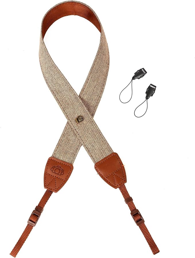 Camera Strap Canvas Brown Shoulder Strap