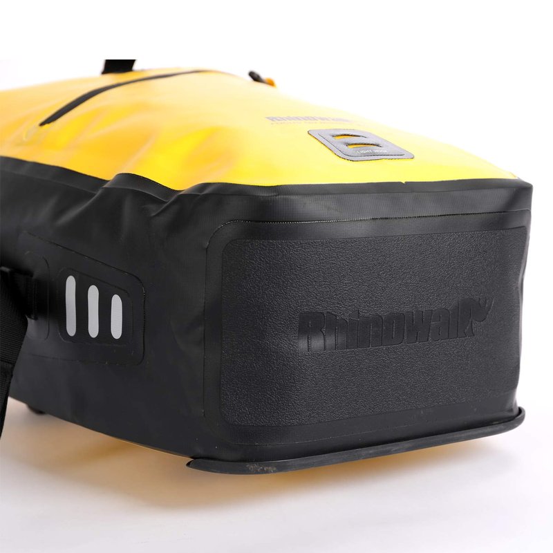 Rhinowalk Bike Bag Waterproof Bike Pannier Bag 27L for Bicycle Cargo Rack Saddle Bag Shoulder Bag Laptop Pannier Rack Bicycle Bag Professional Cycling Accessories-Yellow