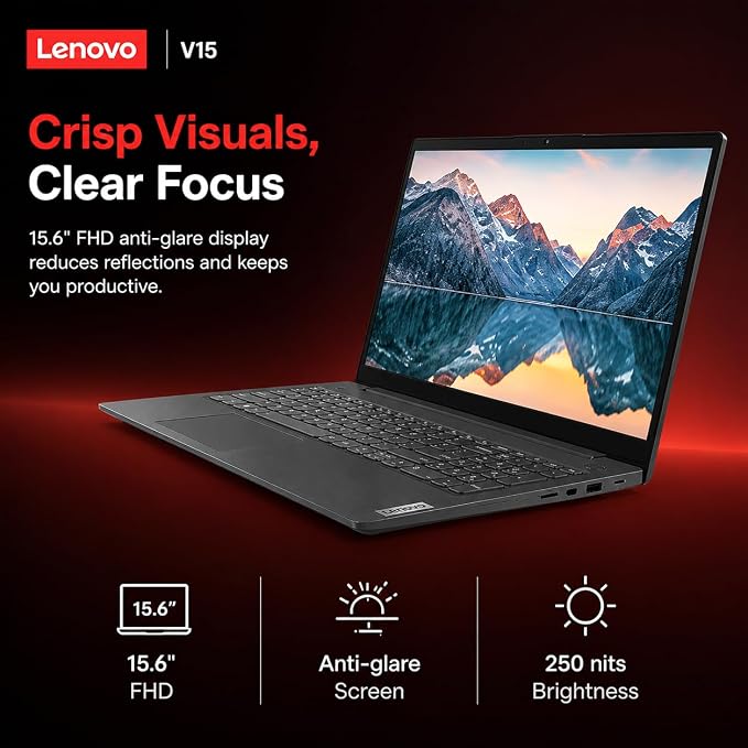 Lenovo New 15.6" FHD Business Laptop(2026-2027 Premium Edition), Intel Powerful Processor, 8GB DDR5, 256GB PCIe, Ultra Slim Design, Wi-Fi 6, 14.5-Hour Battery Life, Windows 11 Pro with MS 365 for Web