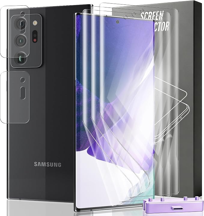 3+2 Pack Screen Protector for Samsung Galaxy Note 20 Ultra Flexible TPU Film