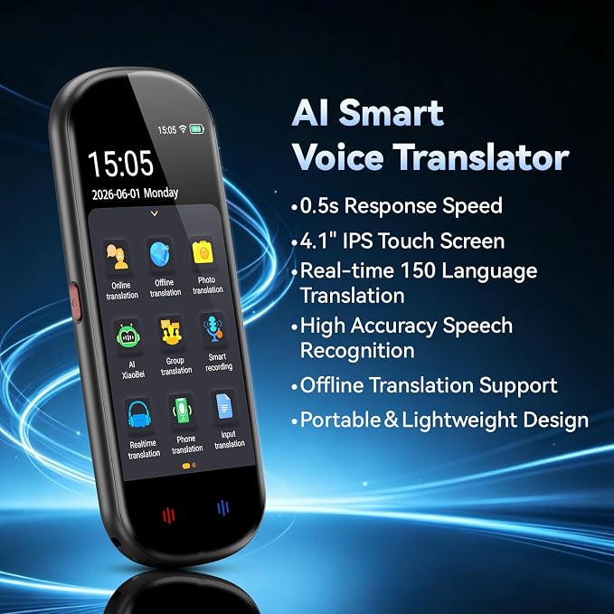 Language Translator Device, Upgraded AI Translator