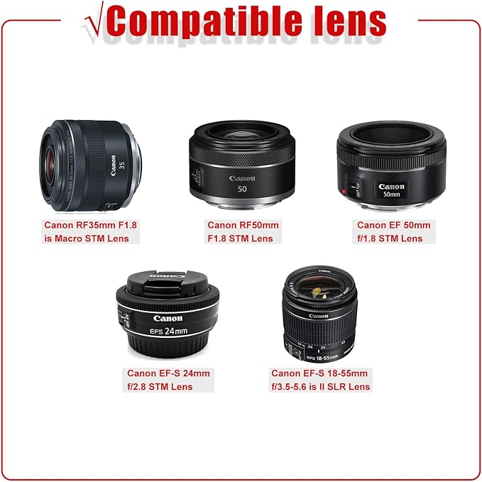 LTGEM Camera Case for Canon EOS Rebel T7 / R50 / R100 / R50 V / T6 / R8 / R10 /