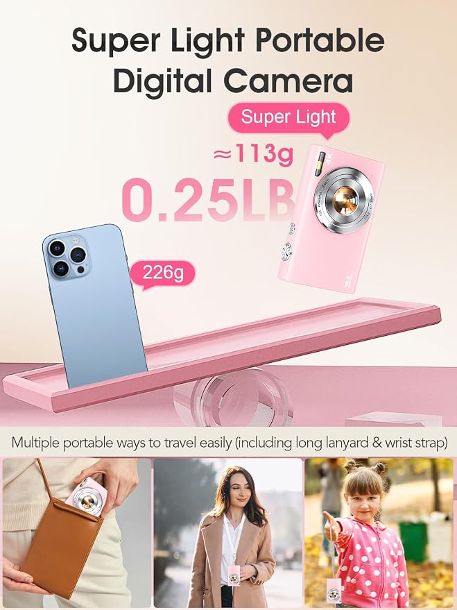 Digital Camera, Autofocus 4K Vlogging Camera